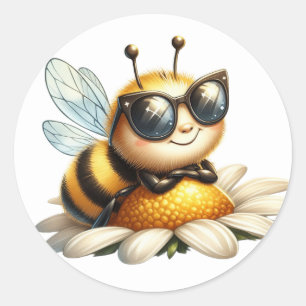 Stickers van Cute Bee