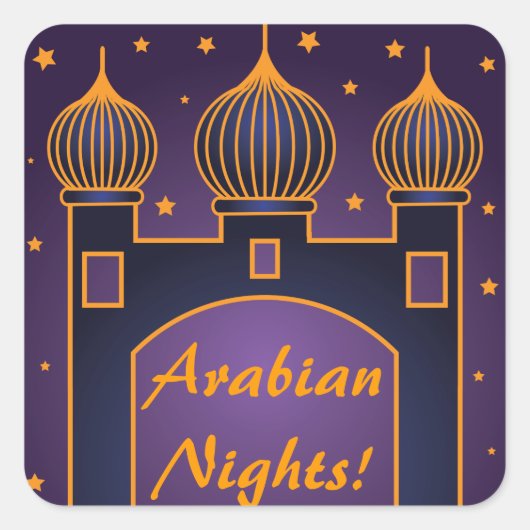 Stickers van de Arabische Nacht 3 (Voorkant)