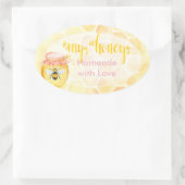 Stickers van de bijenhoning (Tas)