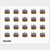 Stickers van de Birthday Cake (Vel)
