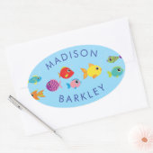 Stickers van de Envelope Kind van Aquarium Fish Cu (Envelop)