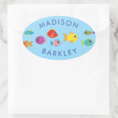 Stickers van de Envelope Kind van Aquarium Fish Cu (Tas)