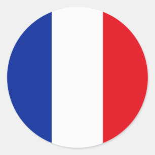 Stickers van de Franse vlag