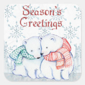 Stickers van de groeten van het seizoen (Voorkant)