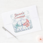 Stickers van de groeten van het seizoen (Envelop)