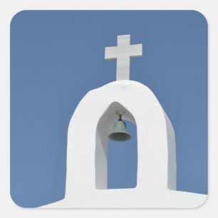 Stickers van de kerk van Santorini