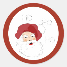 Stickers van de kerstman