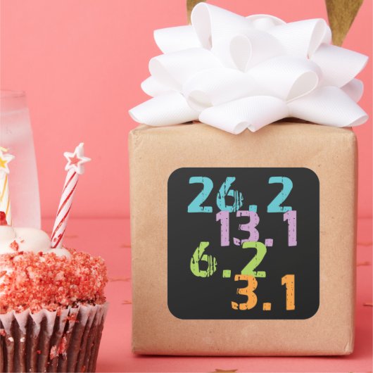 stickers van de loopbaanafstanden (Feest)