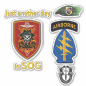 Stickers van de MAC-V-SOG van de speciale strijdkr (Voorkant)