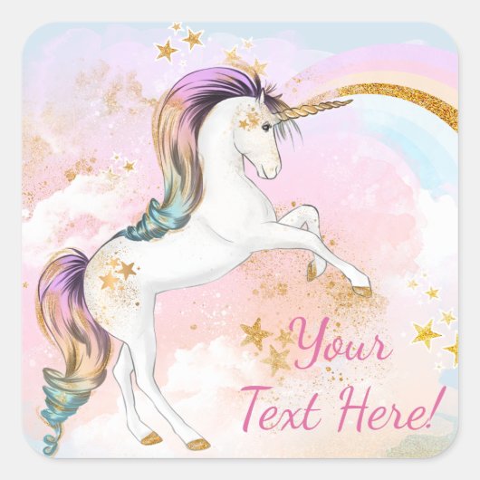 Stickers van de Magische Unicorn (Voorkant)