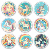 Stickers van de Magische Unicorn (Voorkant)