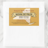 Stickers van de New York State Honey Product Recta (Tas)