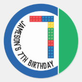 Stickers van de Partij van het Bouwblok voor 7de P (Voorkant)