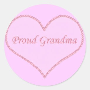 Stickers van de roodgrootmakerij, roze