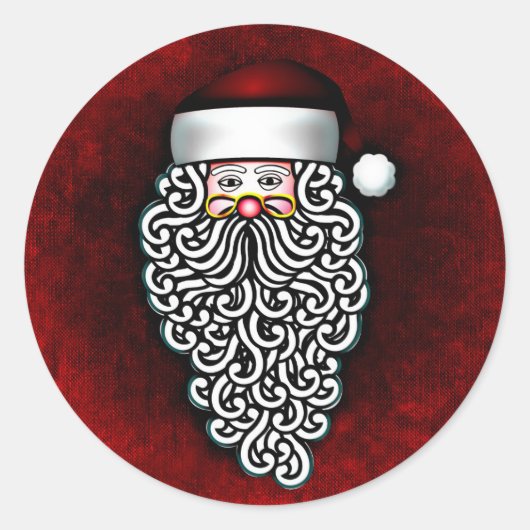 stickers van de santa claus (Voorkant)