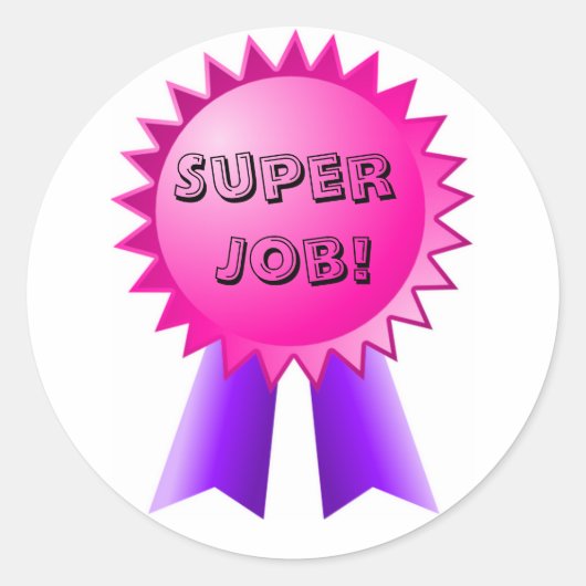 Stickers van de Teacher's Pink and Paarse Ribbon A (Voorkant)