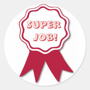 Stickers van de Teacher's Red Ribbon Award