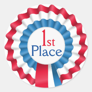 Stickers van de Teacher's Rosette Ribbon Award