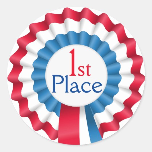 Stickers van de Teacher's Rosette Ribbon Award (Voorkant)