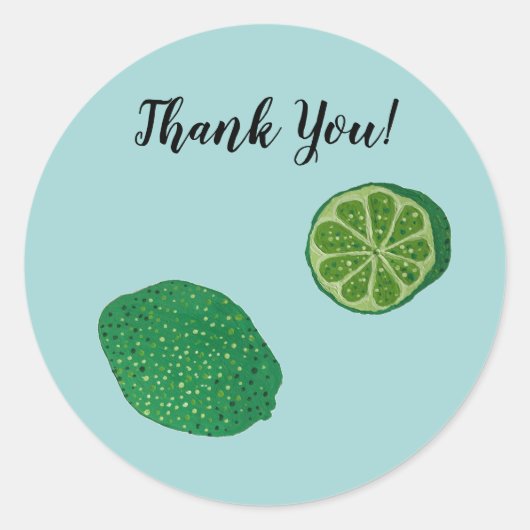 Stickers van de Tropische Partij van limoen (Voorkant)