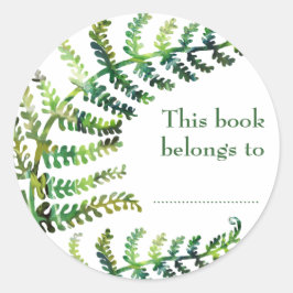 Stickers van Fern Bookplate