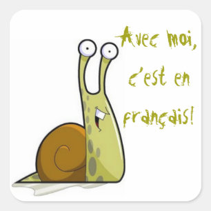 Stickers van Franse klasse