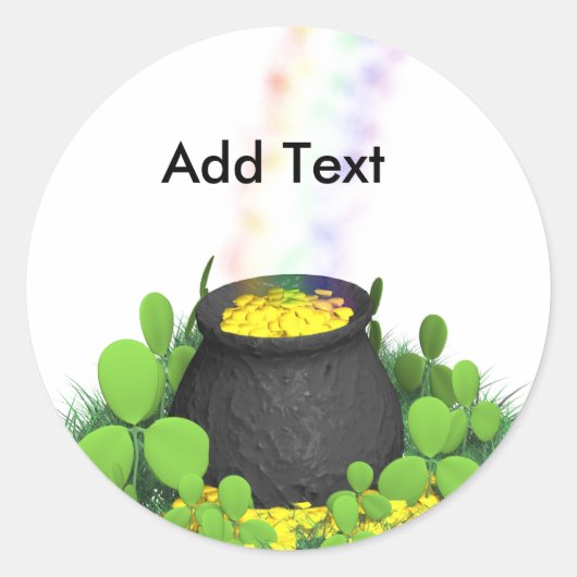 Stickers van Gold Saint Patty (Voorkant)