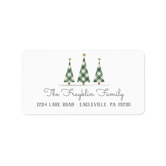 Stickers van het grote adres van de Terugkeer van (Voorkant)