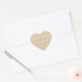 Stickers van het  Lace Wedding Heart (Envelop)