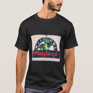 Stickers van het pretpark van de Playland T-shirt