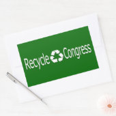 Stickers van het recyclen Congres (Envelop)