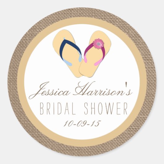 Stickers van het Vrijgezellenfeest van de Beach Bu (Voorkant)