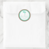 Stickers van het Vrijgezellenfeest van de tropisch (Tas)