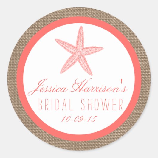 Stickers van het Vrijgezellenfeest van het koraals (Voorkant)