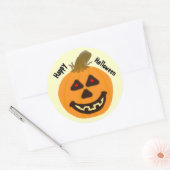 Stickers van Jack-O-Lantern Halloween glimlachen (Envelop)