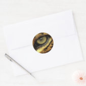 Stickers van jaguar Eye bedreigde diersoorten (Envelop)