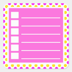 Stickers van List Planner uitvoeren