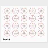 Stickers van Monogram Wedding Envelope Seal (Vel)