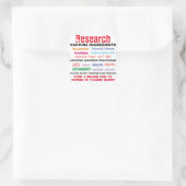 Stickers van onderzoeksvaccins (Tas)