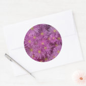 Stickers van Paarse Floral Envelope (Envelop)