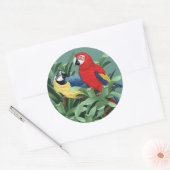 Stickers van papegaaien (Envelop)