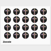 stickers van prismkruis (Vel)
