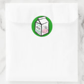 Stickers van rauwe melk (Tas)