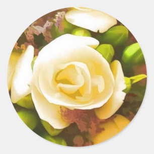 Stickers van roos-enveloppen voor bruiloft