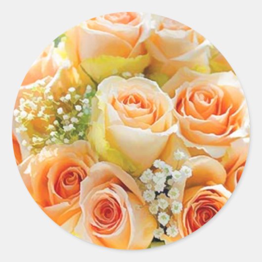 Stickers van roos Wedding Envelope (Voorkant)