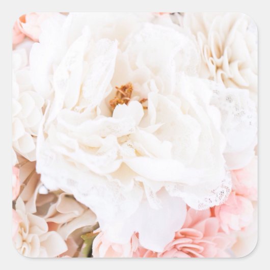 Stickers van roze en witte Florence (Voorkant)