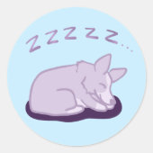 Stickers van snore-gi (Slapende Corgi) (Voorkant)