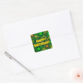 STICKERS van STARS & CIRCLES - "Happy Birthday!" (Envelop)