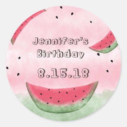 Stickers van watermeloenen (Voorkant)