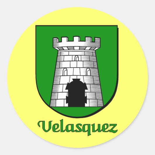 Stickers Velasquez Family Shield (Devant)